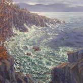 Acadia Surf Maine 1 Painting by David Rosenthal